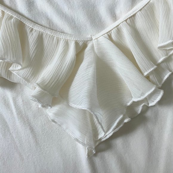 Ralph Lauren Sleeveless Ruffle Top Size L - Picture 4 of 6